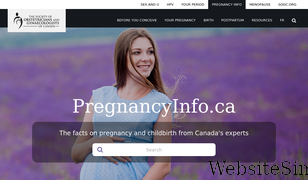 pregnancyinfo.ca Screenshot