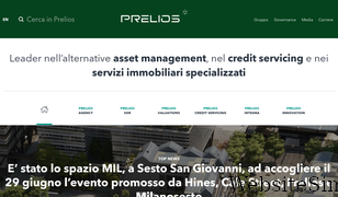 prelios.com Screenshot