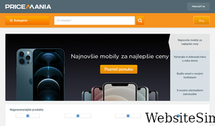 pricemania.sk Screenshot