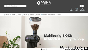 prima-coffee.com Screenshot