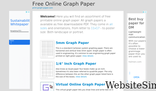 print-graph-paper.com Screenshot