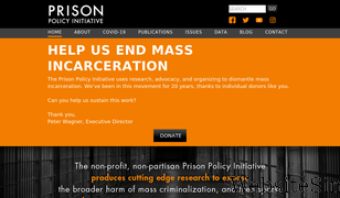 prisonpolicy.org Screenshot