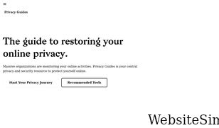 privacyguides.org Screenshot