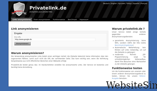 privatelink.de Screenshot