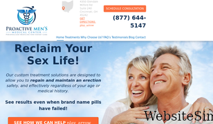 proactivemensmedical.com Screenshot