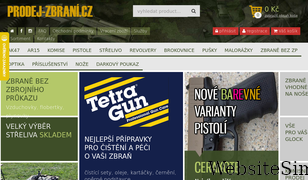 prodej-zbrani.cz Screenshot