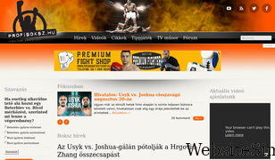 profiboksz.hu Screenshot