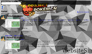 projectpokemon.org Screenshot