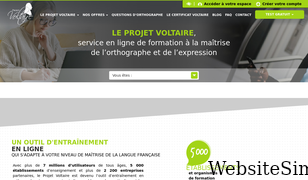 projet-voltaire.fr Screenshot