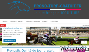 prono-turf-gratuit.fr Screenshot