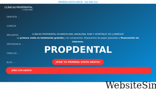 propdental.es Screenshot