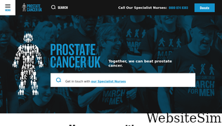 prostatecanceruk.org Screenshot