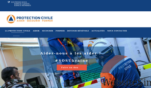 protection-civile.org Screenshot