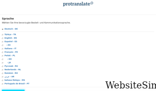 protranslate.net Screenshot