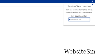 providence.org Screenshot