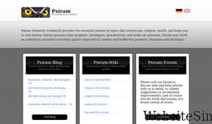 psiram.com Screenshot