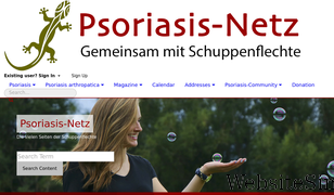 psoriasis-netz.de Screenshot