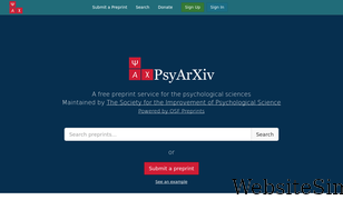 psyarxiv.com Screenshot