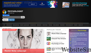 psychologistworld.com Screenshot