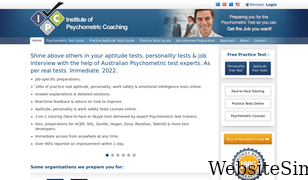 psychometricinstitute.com.au Screenshot