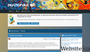 psychonaut.fr Screenshot