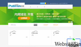 pubyun.com Screenshot
