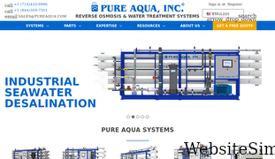 pureaqua.com Screenshot