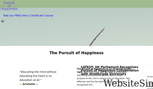 pursuit-of-happiness.org Screenshot
