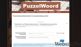 puzzelwoord.com Screenshot