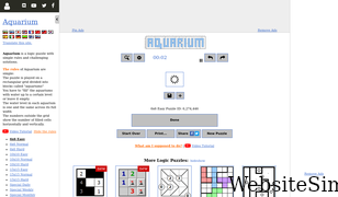 puzzle-aquarium.com Screenshot