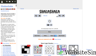 puzzle-shakashaka.com Screenshot