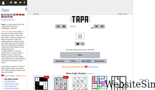 puzzle-tapa.com Screenshot