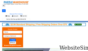 puzzlewarehouse.com Screenshot