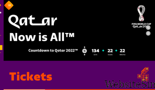 qatar2022.qa Screenshot