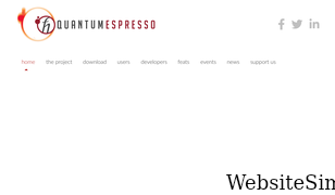 quantum-espresso.org Screenshot