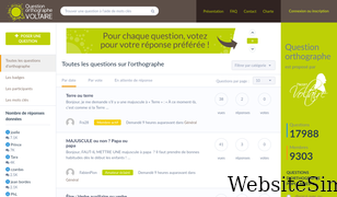 question-orthographe.fr Screenshot