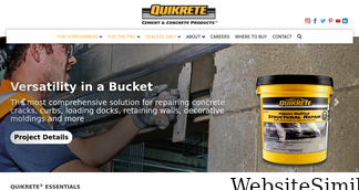 quikrete.com Screenshot