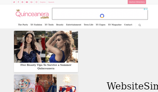 quinceanera.com Screenshot