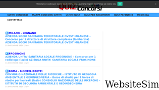 quizeconcorsi.com Screenshot
