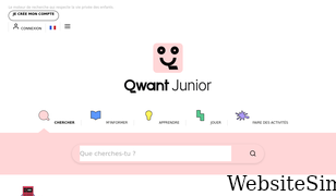 qwantjunior.com Screenshot