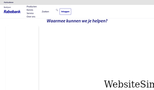 rabobank.nl Screenshot