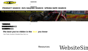 racetech.com Screenshot