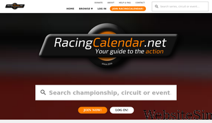racingcalendar.net Screenshot