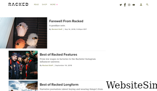 racked.com Screenshot