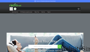 radio.net Screenshot