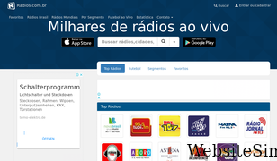 radios.com.br Screenshot