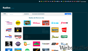 radios.com.pe Screenshot
