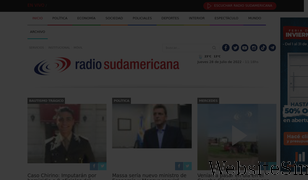 radiosudamericana.com Screenshot