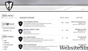 raiderforums.com Screenshot