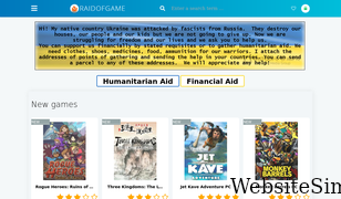 raidofgame.com Screenshot